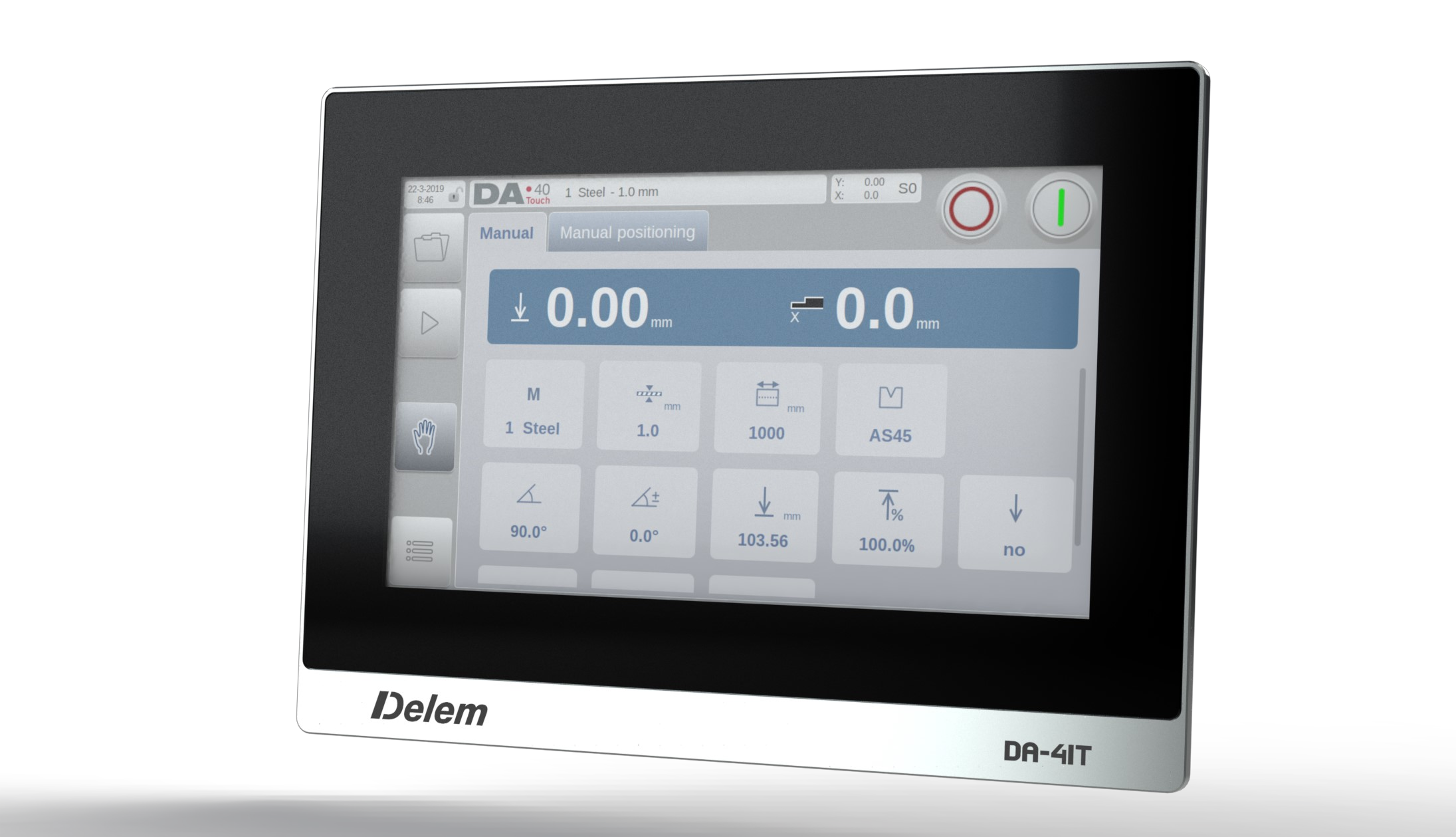 DA-40TX 系列扭轴折弯机数控系统