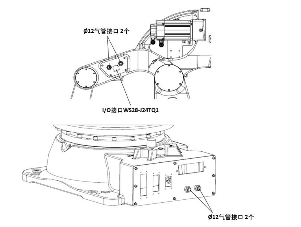 外部管线示意图